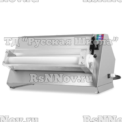 Машина тестораскаточная настольная Resto Italia SPR50 ONE  (650х355х355 мм, 0,37кВт, вес теста 80/500 гр, нерж)