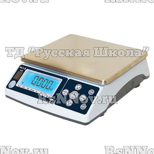 Весы электронные порционные компактные MAS MSC-10 (платформа 250x215 мм. ЖК, до 10 кг)