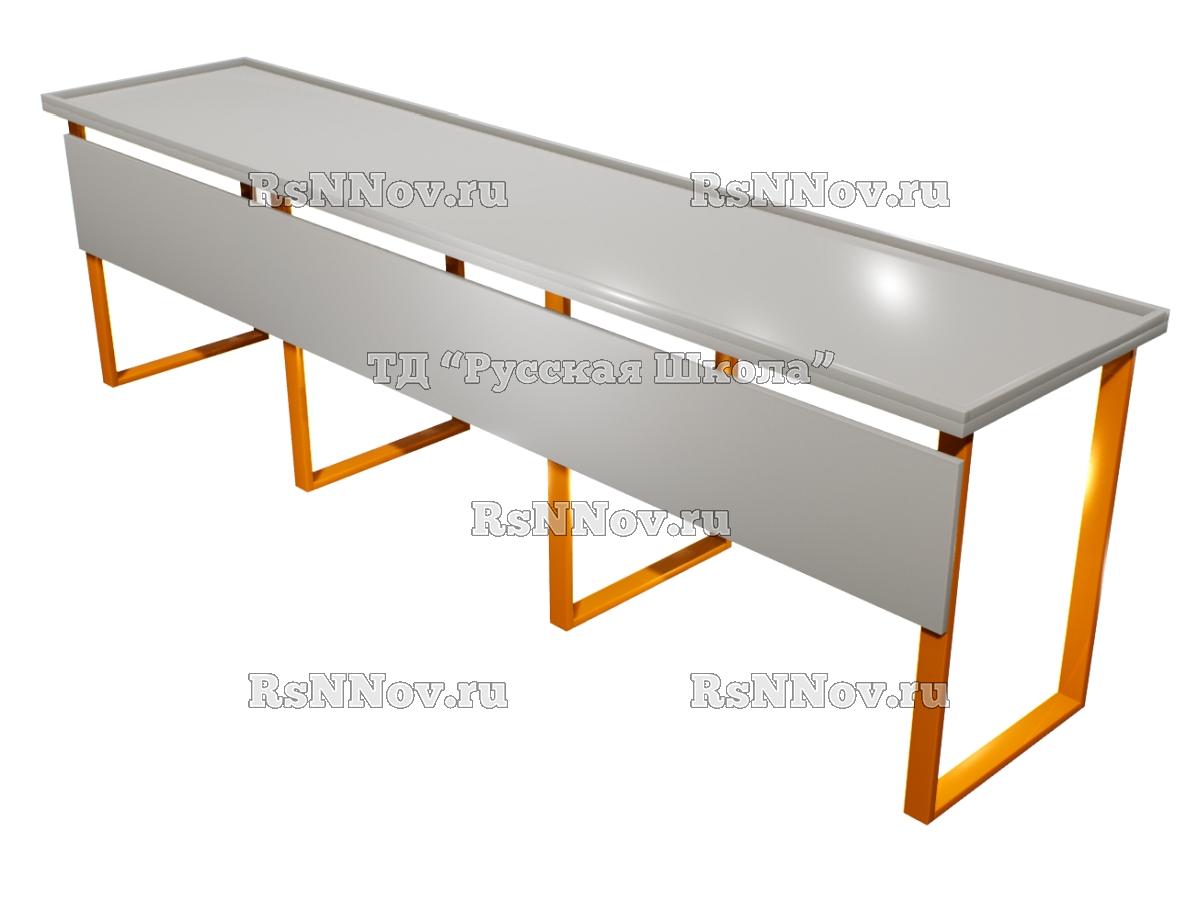 Сборочный стол для робототехники «Точка роста» (кор. Серый, кр. Серая, мк. Оранжевый)