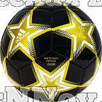 Мяч футб. "ADIDAS UCL Club Ps" арт. GT7790, р.5, ТПУ, 12 пан., маш.сш., бело-черно-золотой