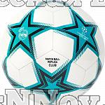Мяч футб. "ADIDAS UCL RM Club Ps" арт. GU0204, р.5, 12 пан, ТПУ, маш.сш., бирюзово-бело-черный