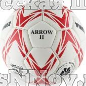 Мяч гандб. любит. "WINNER Arrow II", р. 2, синт. кожа ПУ, руч. сшивка, бел.-син.-черн.