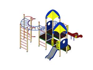 Детский игровой комплекс «Космопорт» ДИК 1401 H=750 H=1200