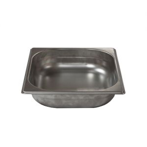 Гастроемкость без крышки нерж. GN-1/2 глубина 65, 3,3 л. (325х265х65 мм.), в упак.10/20 шт