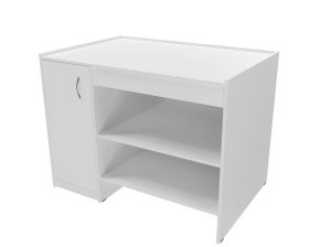 Стол демонстрационный  ЛАБ101 для кабинета физики, математики, биологии (ст. Белая, кор. Белый, кр. Белая)