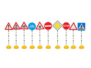 Комплект стоек с дорожными знаками